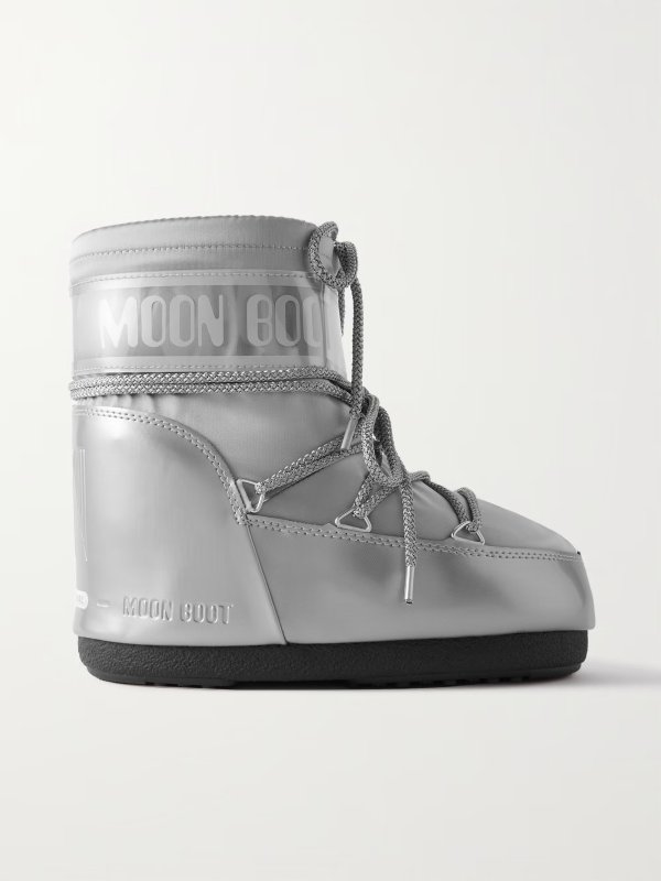 Icon Low Glance shell and PVC snow boots