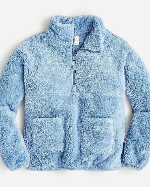 Sherpa half-zip pullover