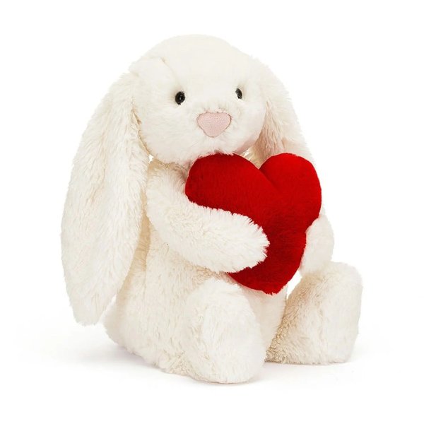 爱心兔子毛绒玩具