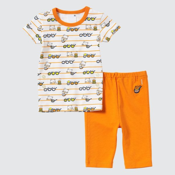 Picture Book Dry Short-Sleeve Pajamas