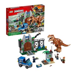 LEGO Juniors/4+ Jurassic World T. rex Breakout 10758 Building Kit (150 Piece)