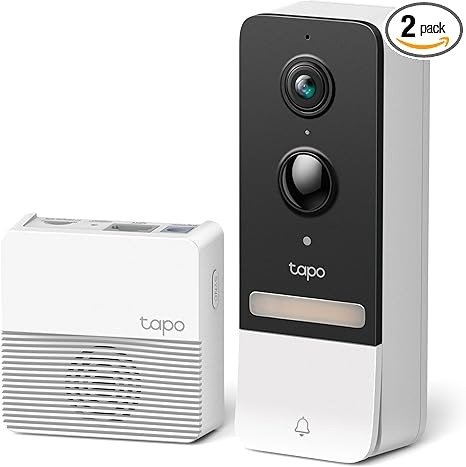 Tapo D230S1 2K智能门铃 带警报器