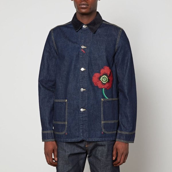Workwear Embroidered Denim Jacket