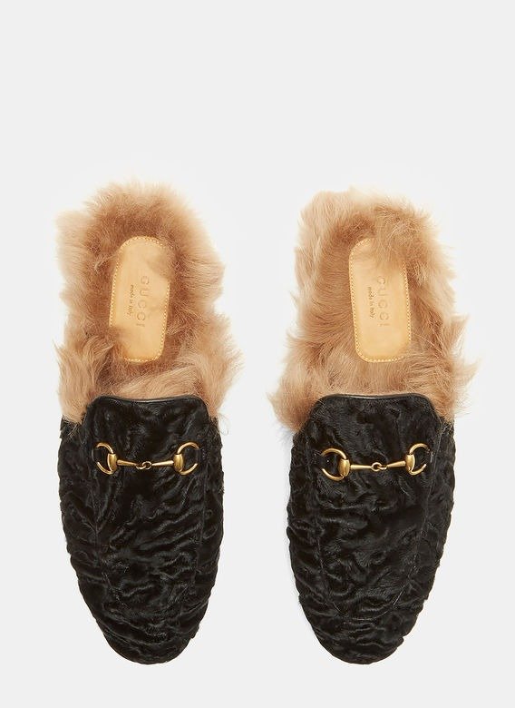 Princetown Lamb Fur Slippers | LN-CC