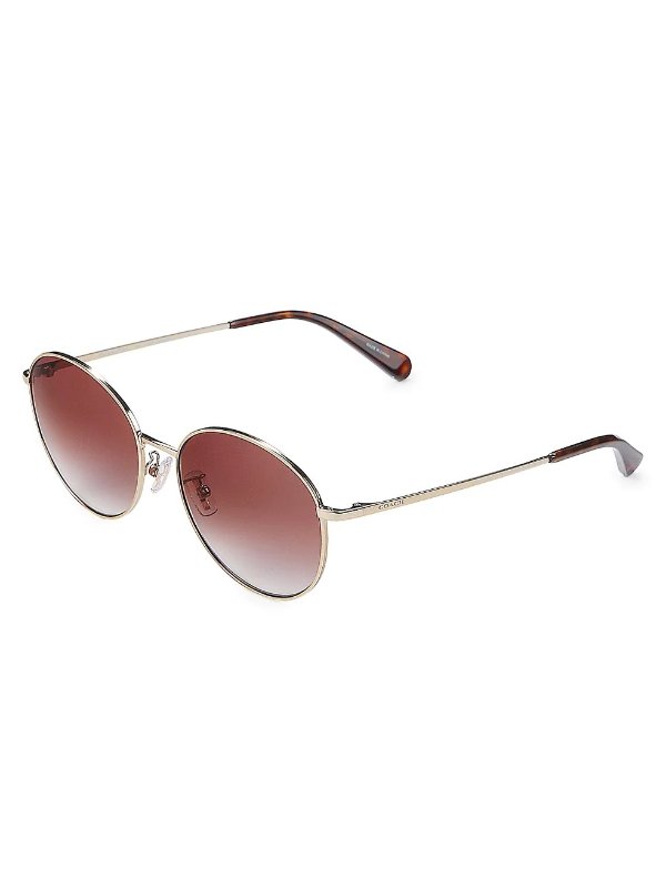 56MM Round Sunglasses