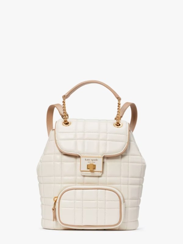 Evelyn Quilted Small Backpack
