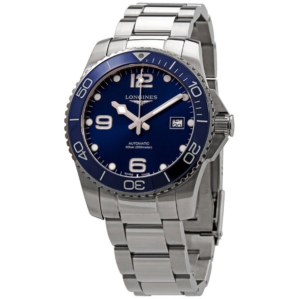 Hydroconquest Automatic Blue Ceramic Bezel 41 mm Men's Watch L3.781.4.96.6
