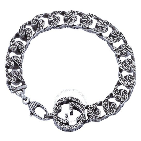 Interlocking G Chain Bracelet In Silver