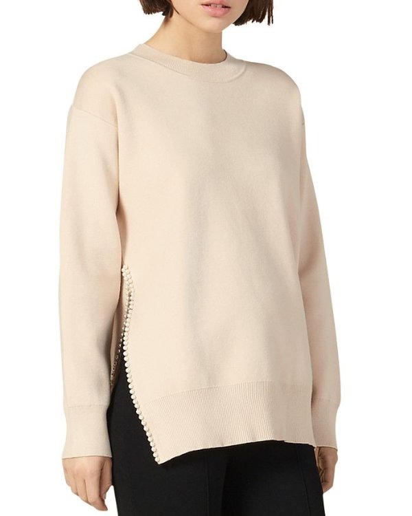 Pearlin Split-Side Sweater