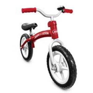 Radio Flyer Glide & Go 儿童平衡自行车，红色