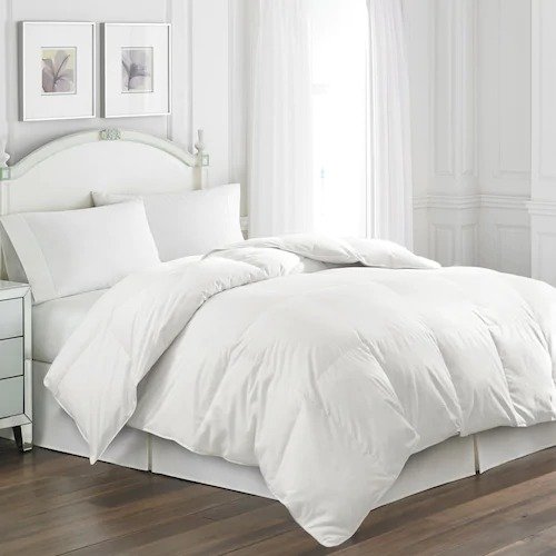 White Goose Feather & Down Comforter