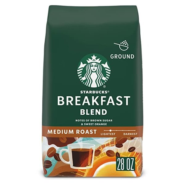 Breakfast Blend 中度烘焙咖啡粉 28oz
