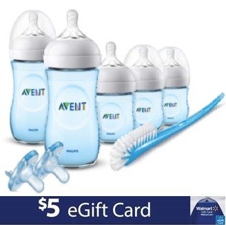 Natural Baby Bottle Blue Gift Set and a FREE $5 Walmart Gift Card