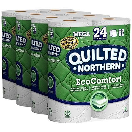 EcoComfort Toilet Paper (24 Mega Size Rolls, 308 Sheets/Roll) - Sam's Club