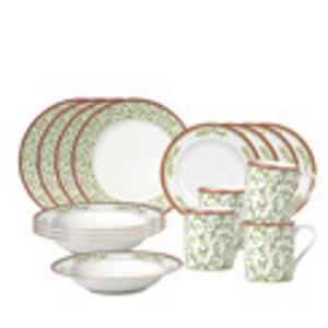 Mikasa Holiday Traditions Dinnerware Set, 16 Piece, Service for 4