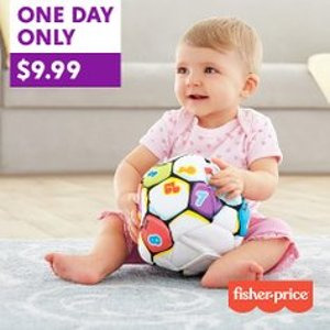 限今天：Fisher Price 宝宝音效互动玩具特卖 音效玩具琴百玩不腻