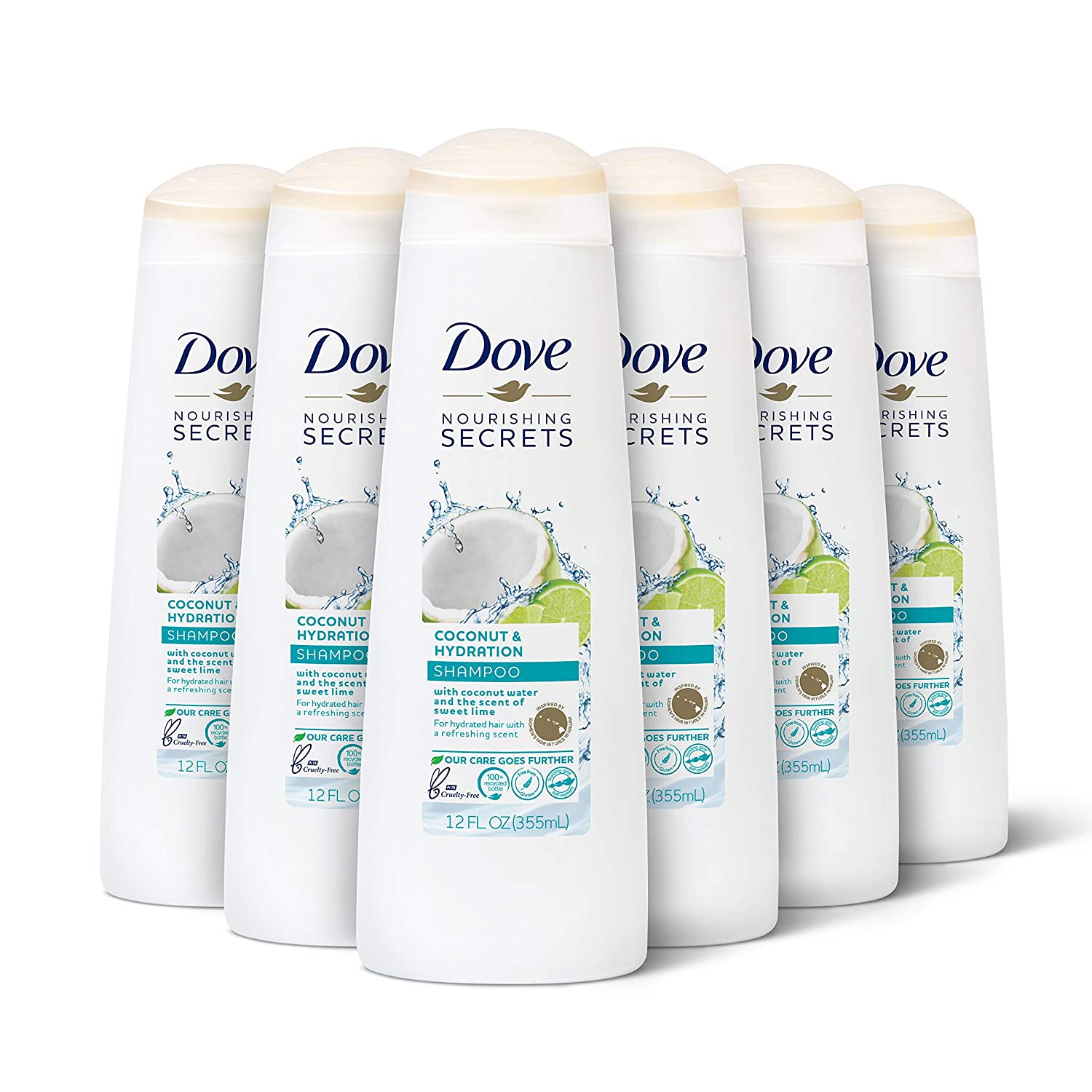 6瓶12 oz Dove 洗发水