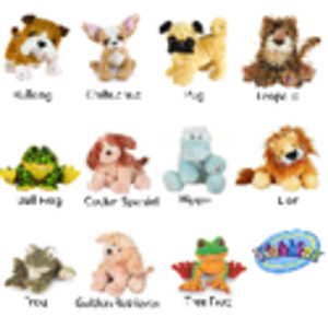 Webkinz Plush Animal Toy 10-Pack