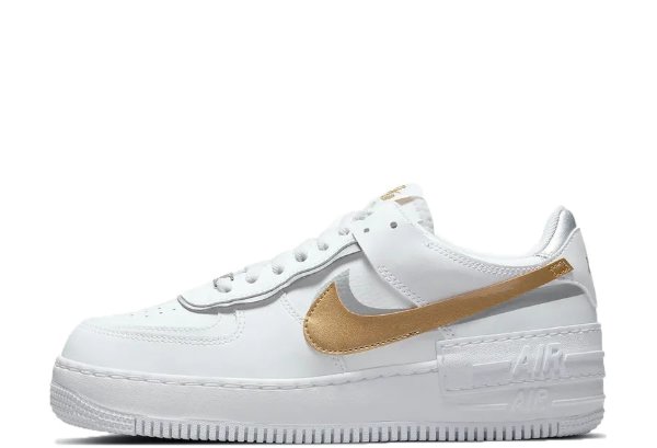 WMNS Air Force 1 Shadow Gold Swoosh (2021)