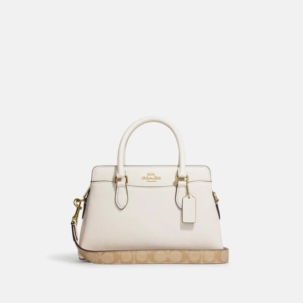 Outlet Mini Darcie Carryall With Signature Canvas Detail