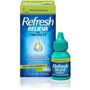 Refresh 隐形眼镜润滑眼药水 0.27 oz