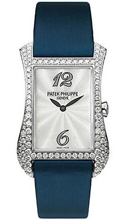 Gondolo Serata 18kt White Gold Diamond Blue Ladies Watch