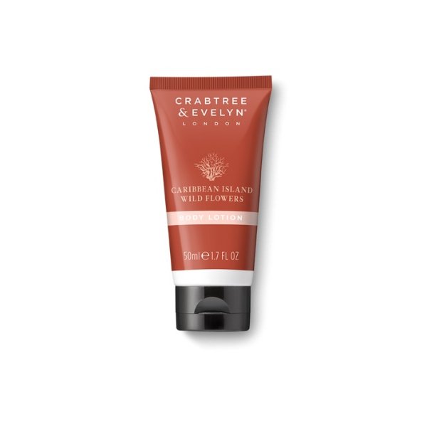 Caribbean Island Wild Flowers Body Lotion, Travel