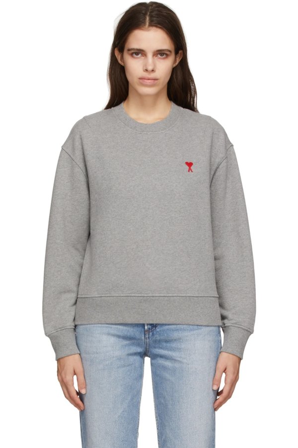 Grey Ami de Coeur Sweatshirt