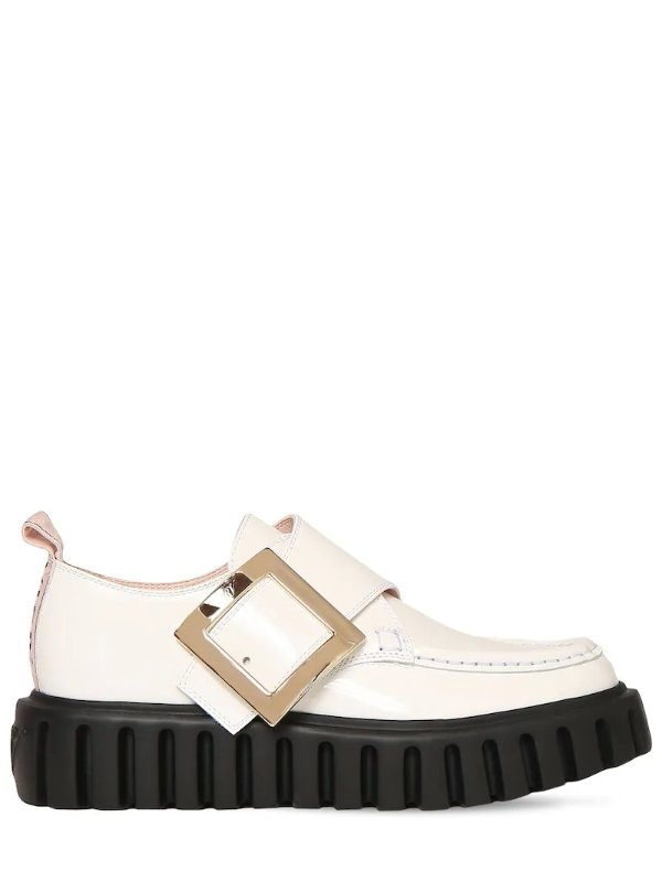 35MM VIV CREEPERS PATENT LEATHER LOAFERS