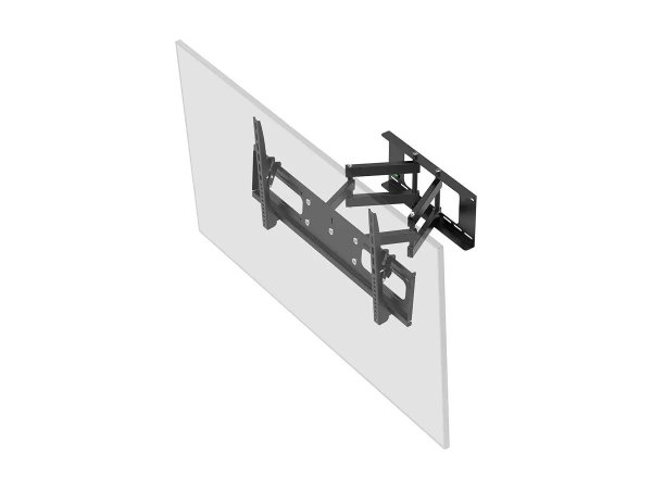 EZ Series Full-Motion Articulating TV Wall Mount Bracket For TVs 37in to 70in, Max Weight 132 lbs, Extension Range of 3.7in to 20.1in, VESA Up to 800x400, Works with Concrete and Brick -.com