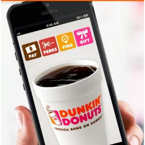 Dunkin Donuts 使用App及Visa结账享优惠