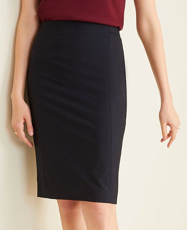 The Pencil Skirt in Tropical Wool | Ann Taylor