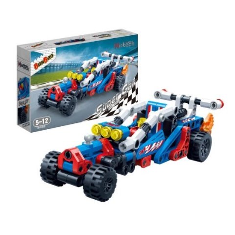 BanBao 6968 Pull-Back Car Building Blocks Set