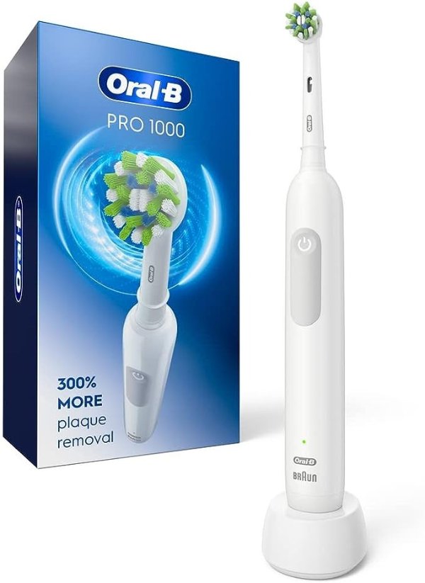 White Pro 1000 Power Rechargeable Electric Toothbrush