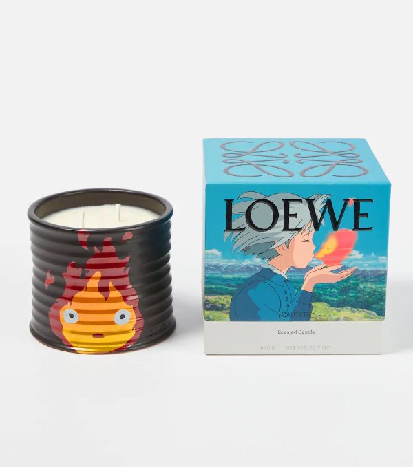 x Howl's Moving Castle Calcifer Medium candle