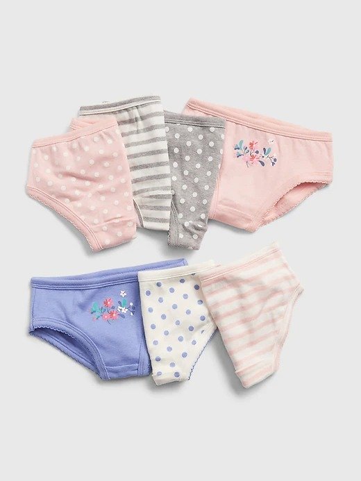 Toddler Floral Dot Bikini (7-Pack)