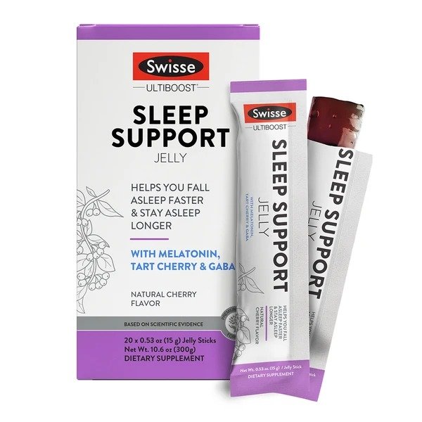 Ultiboost Sleep Support Jelly | Sleep Aid, Fall Asleep Faster | SWISSE
