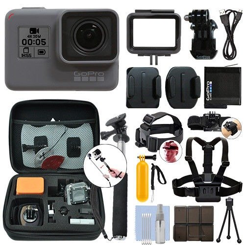 HERO6 Black Waterproof 4K Camera Camcorder + Ultimate Action Bundle | eBay