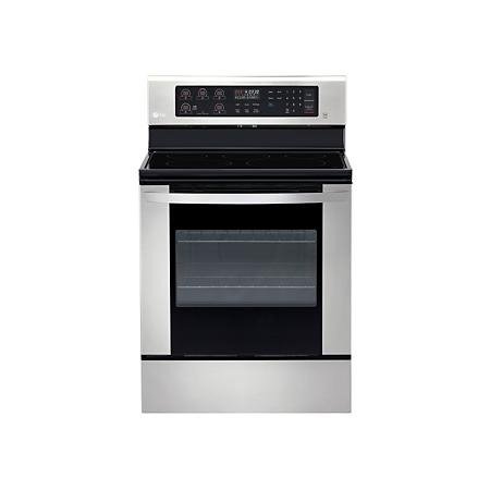 - LRE3060ST - 6.3 Cu Ft Electric Single Oven Range with EasyClean - Stainless Steel (Choose Fuel Type) - Sam's Club