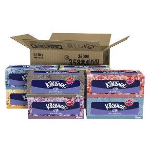 Kleenex Ultra 盒装超柔3层面巾纸，16盒