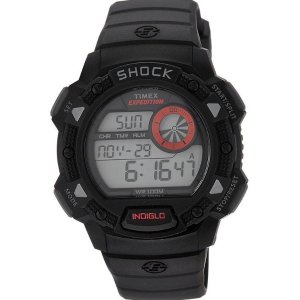 Timex Men's T499779J Expedition Base Shock Quartz Black Digital Watch