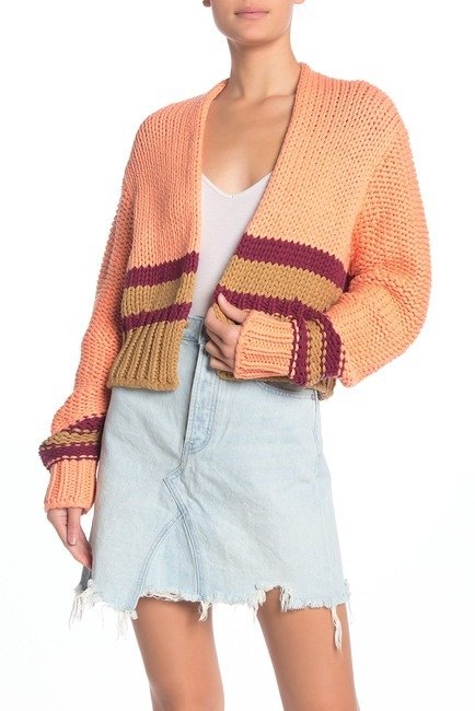 Glow For It Cropped Knit Cardigan