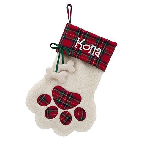 Custom Personalization Solutions Personalized Dog Paw Stocking | Petco