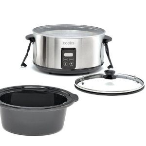 Cooks 5-Qt. Programmable Latch and Travel Slow Cooker
