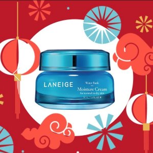 with $50 Purchase + free shipping + 2 deluxe samples@ Laneige