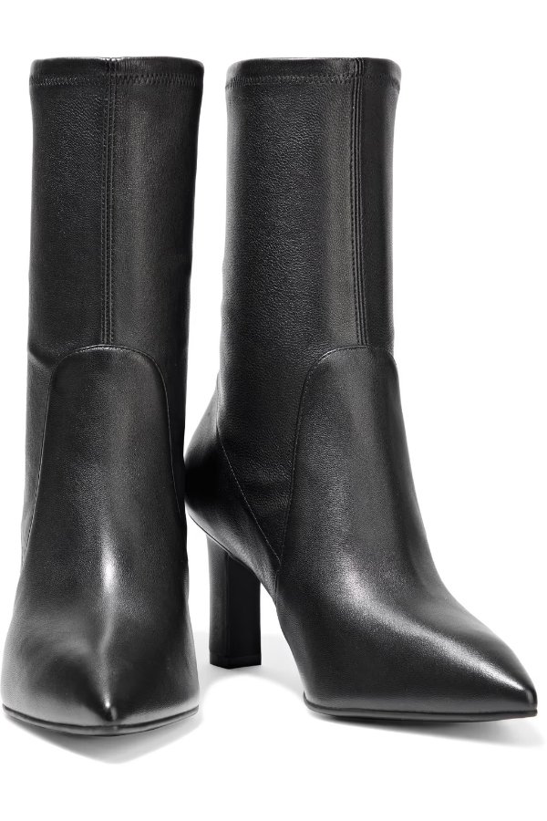 Brandie leather sock boots