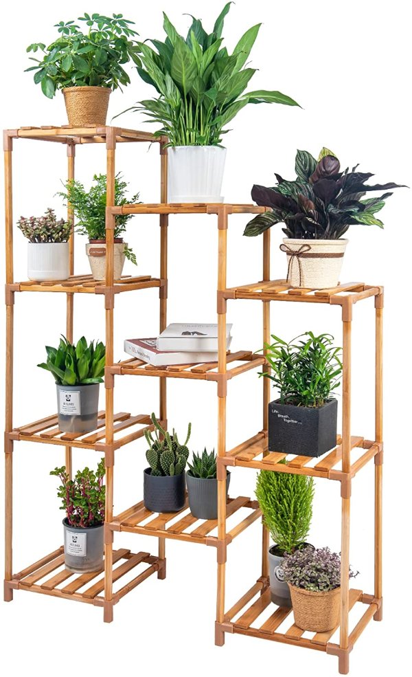 MIXC Bamboo Plant Stand for Indoor Plants