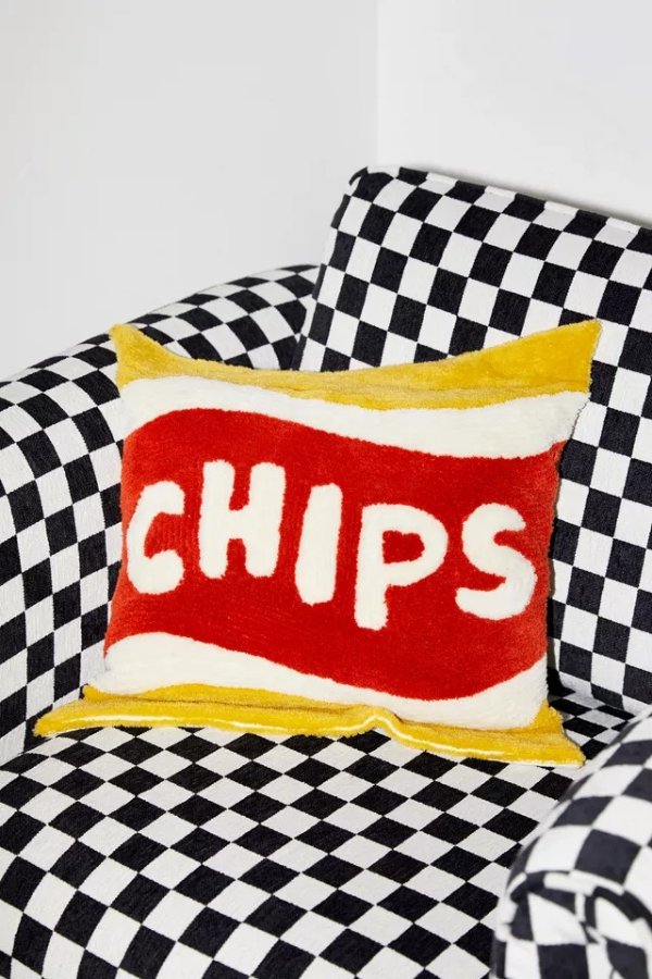 Chips Throw Pillow