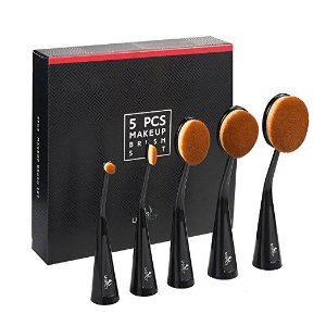 USpicy Standable Professional Makeup Brushes 5pcs