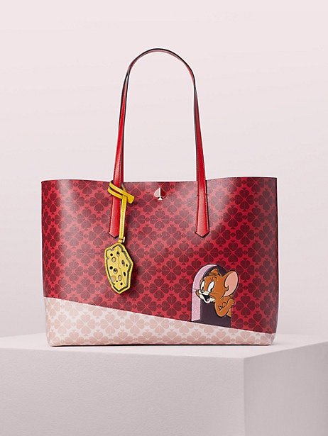 new york x tom & jerry large tote